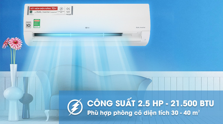 Máy lạnh treo tường LG V10WIN Inverter ra mắt 2023